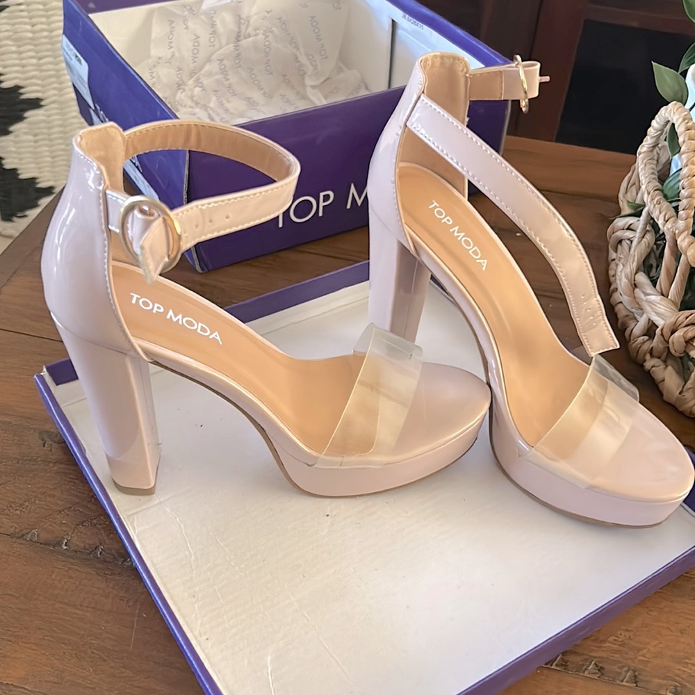 Clear Platform Heels